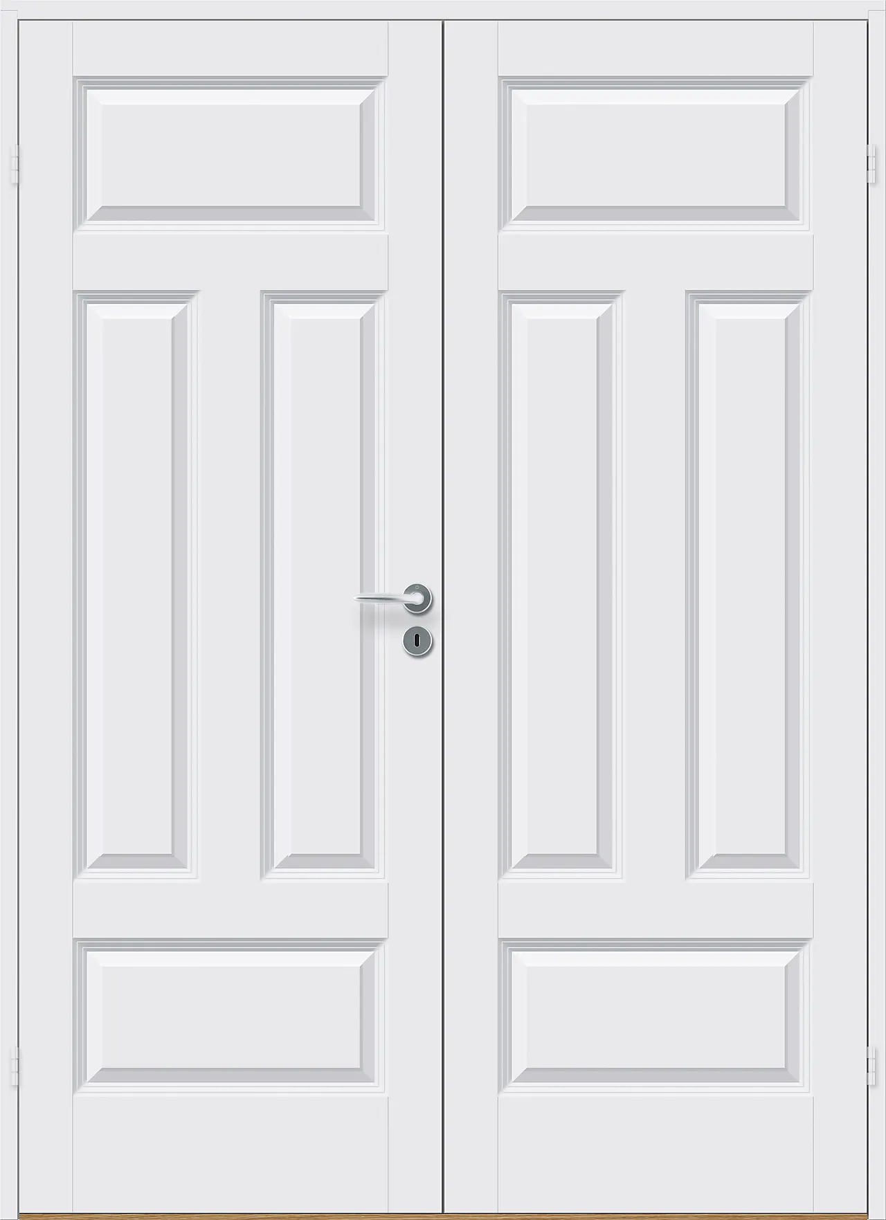 Dobbel innerdør Ida Kompakt hvit 153x210 cm Dobbel innerdør Ida Kompakt hvit 153x210 cm