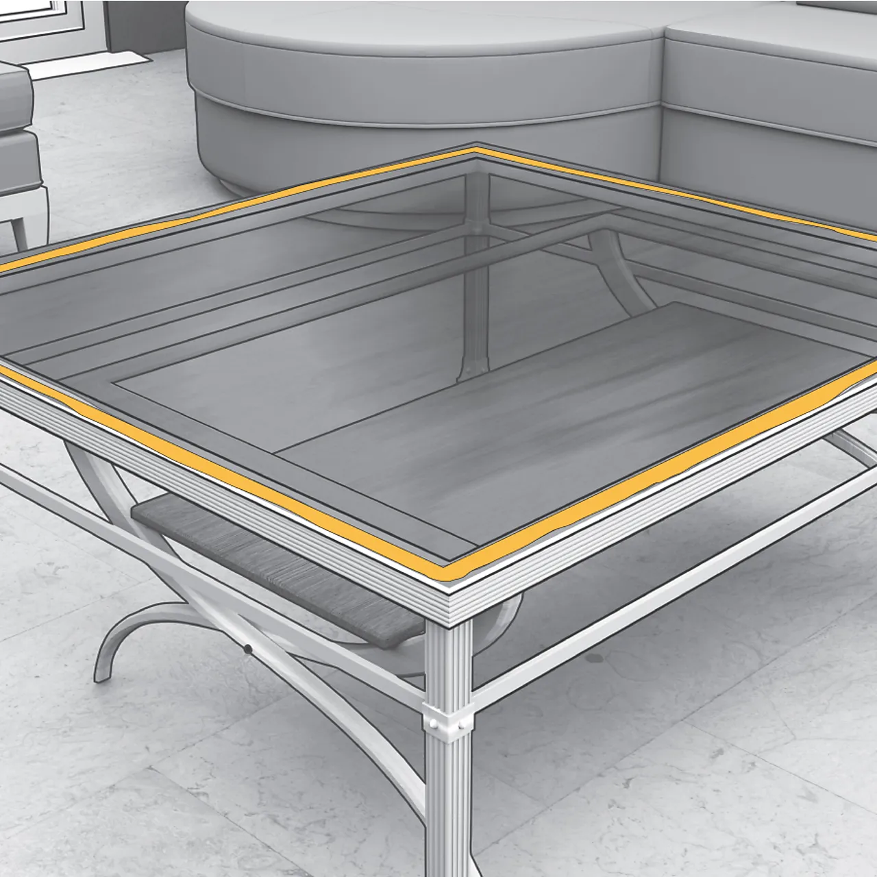 Fugemasse SikaFlex-112 Crystal Clear null - null - 3 - Miniatyr