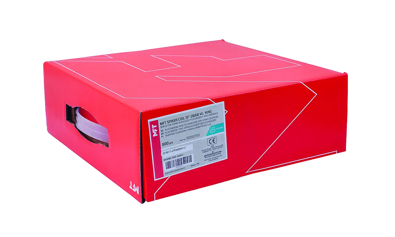 Spiker MFT ringet 16° 28/68 800 stk null - null - 2 - Miniatyr