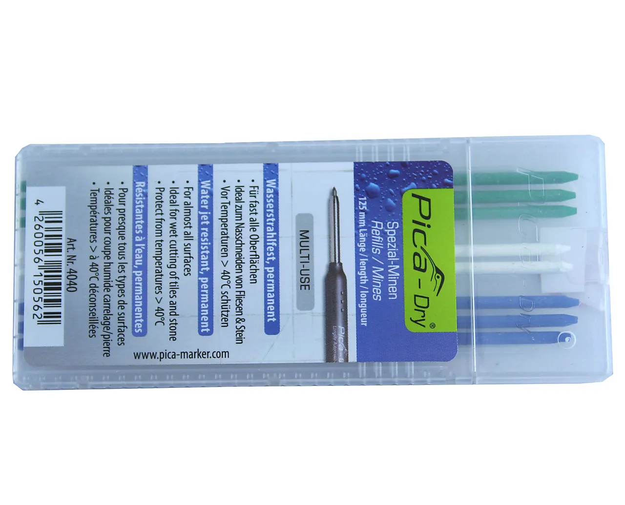 Reservestift pica spesial mix 8stk water-jet resistant Reservestift pica spesial mix 8stk water-jet resistant