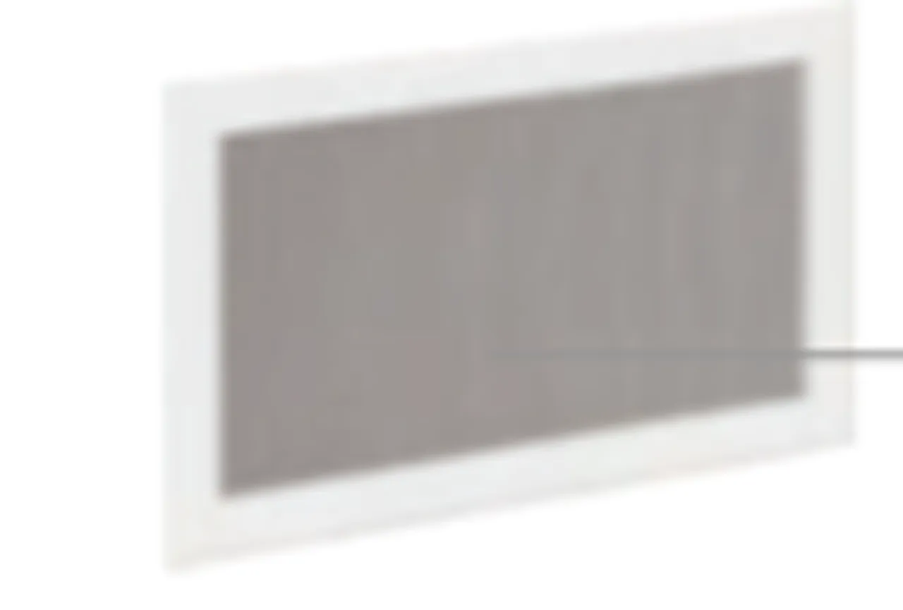 Ventilrist netting 500x200 hvit