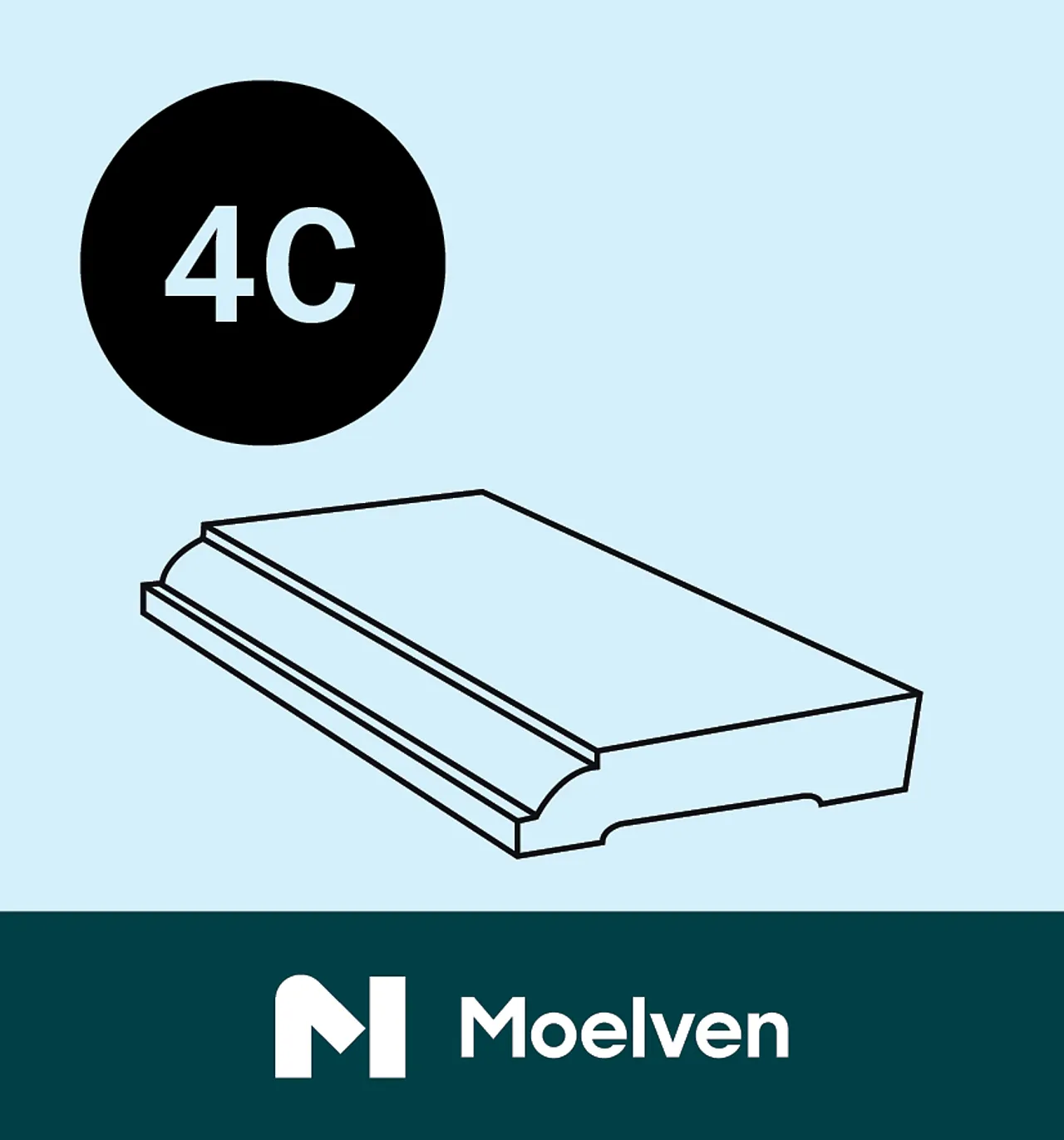 Gulvlist furu M434 hvit bomull S0502-Y 15x70x4400 mm null - null - 2 - Miniatyr