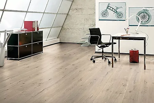 Laminatgulv 1-stav eik lys mix 8 mm