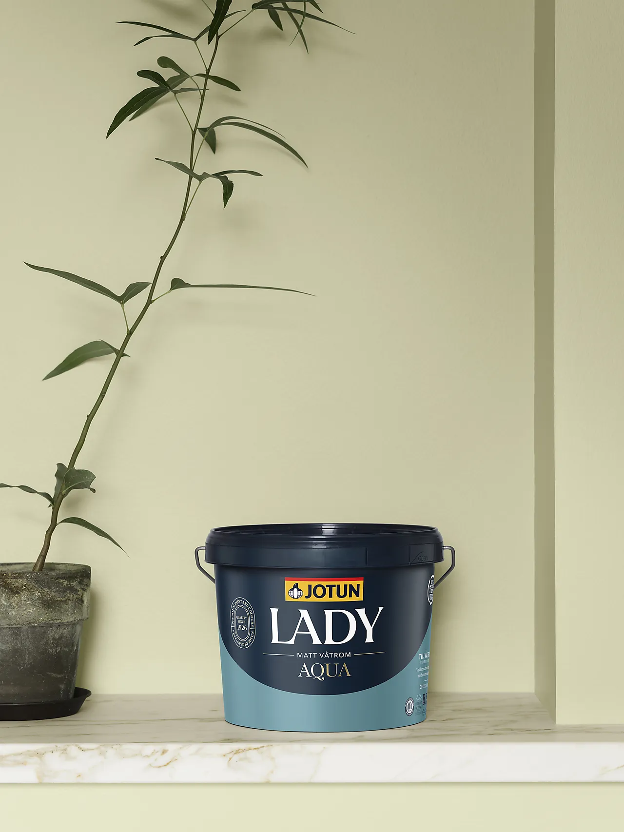 Lady Aqua matt B-base 2,7 liter null - null - 3 - Miniatyr