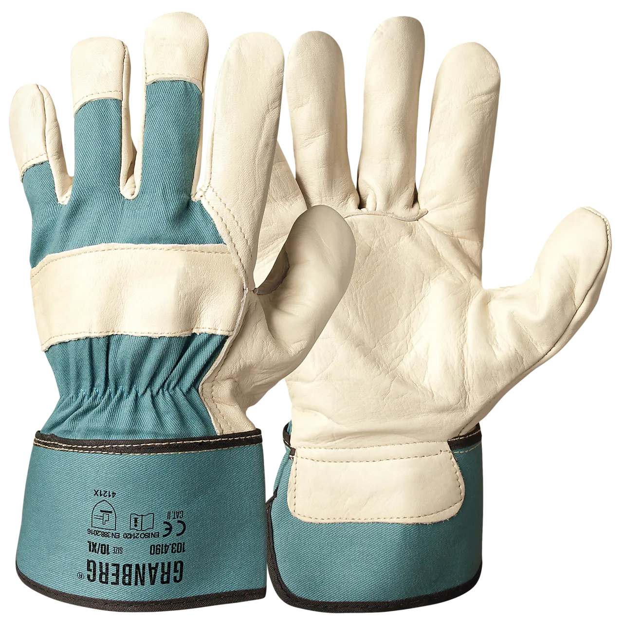 Hanske oksehud halvforet str 11 Hanske oksehud halvforet str 11