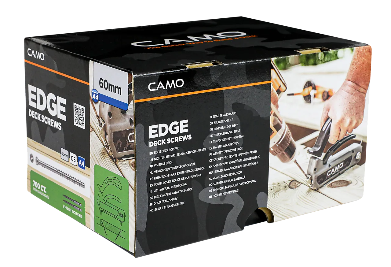 Terrasseskruer skjult A4 4,2x60 mm 700 stk null - 4,2x60 - 2 - Miniatyr