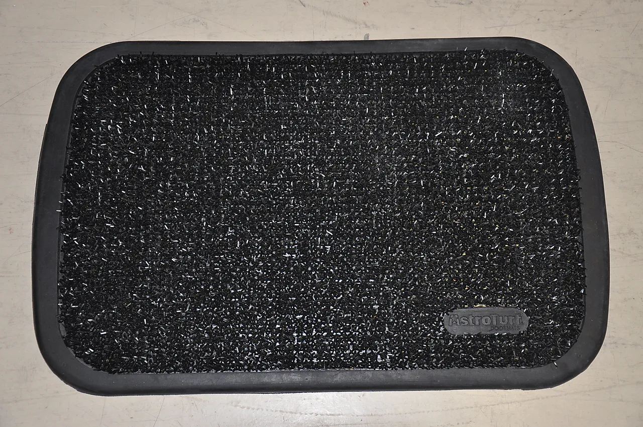 Dørmatte astro quadro svart astro turf quadro svart