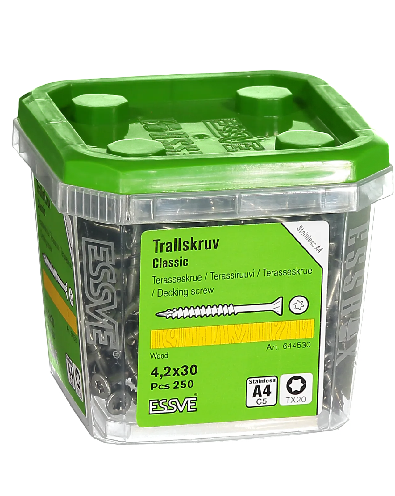 Terrasseskr classic 4,2x30 a4 a4-250 a4 syrefast stål