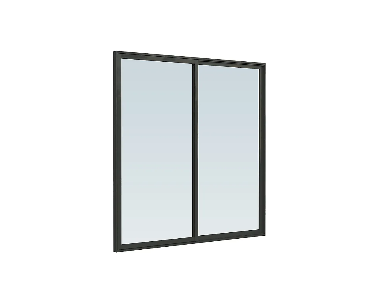 Skyvedør 2 dørblad isoglass høyre 200x200 cm