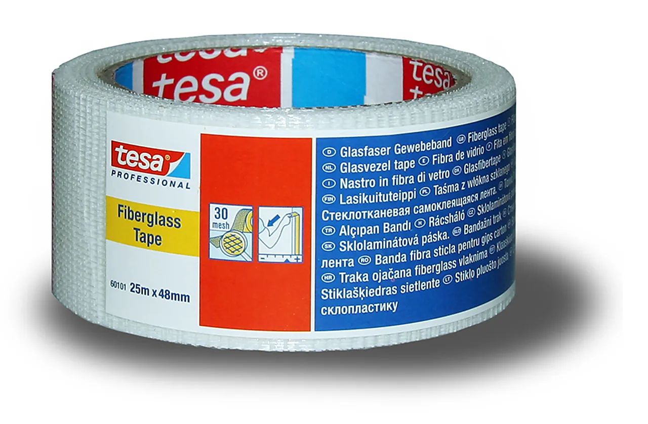 Glassfibertape/maleremse 25 m x 48 mm Glassfibertape/maleremse 25 m x 48 mm