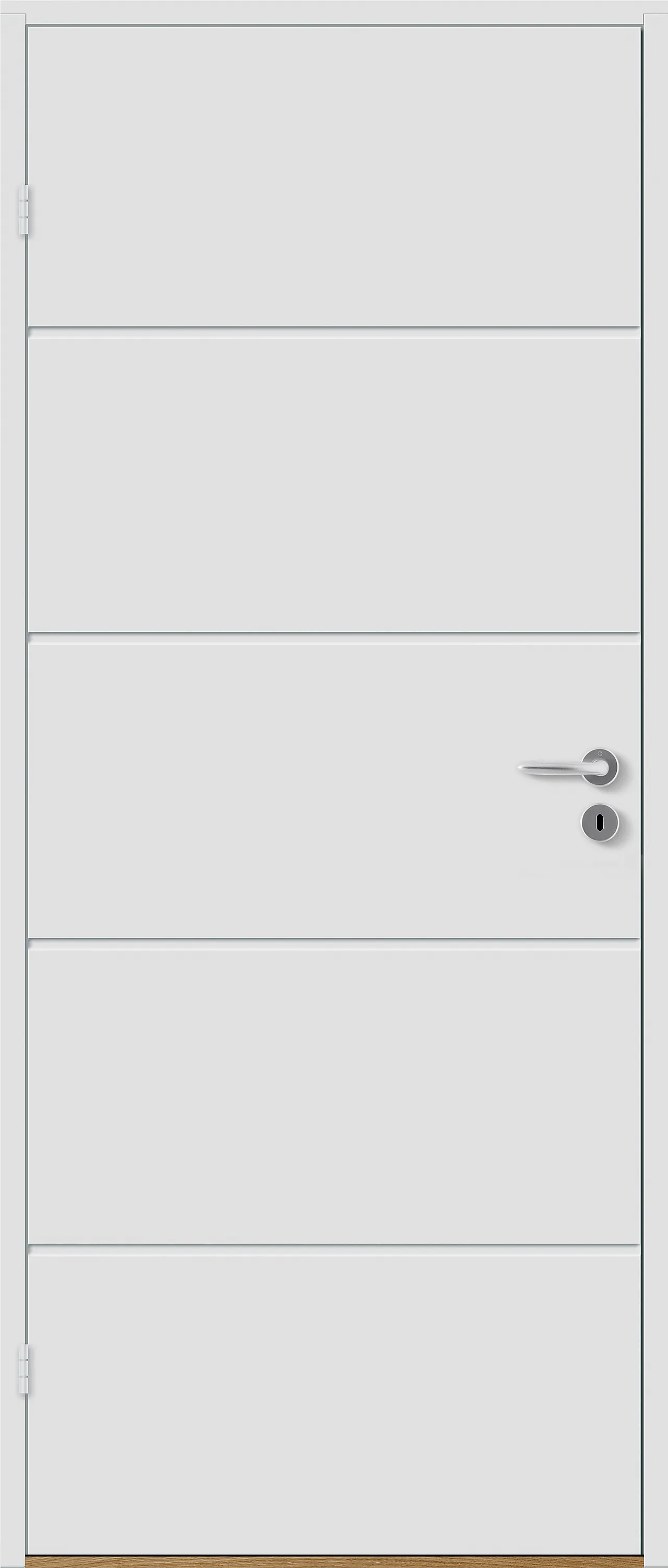 Innerdør Quatro Kompakt hvit 70x190 cm