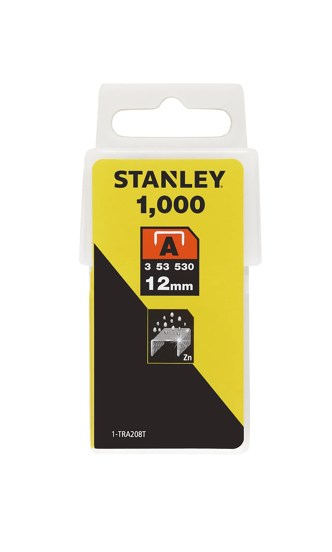 Stift ld 12mm 1/2" 1000 1-tra208t stanley light duty  1000stk null - null - 2 - Miniatyr