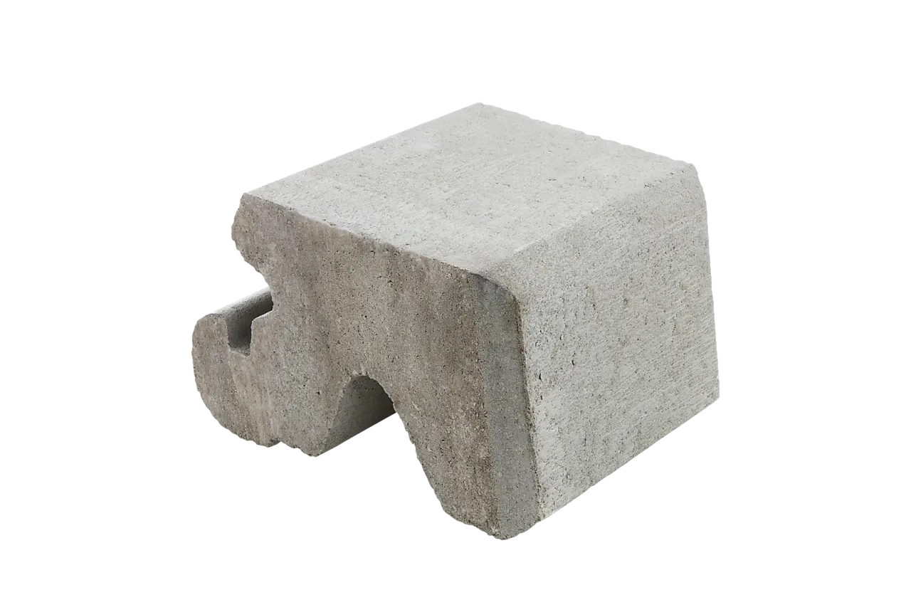 Støttemur mini grå 25x28x17 cm Støttemur mini grå 25x28x17 cm