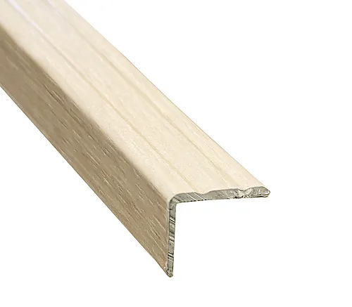 Trappenese nr 9.1 selvklebende aluminium 2 meter eik sand