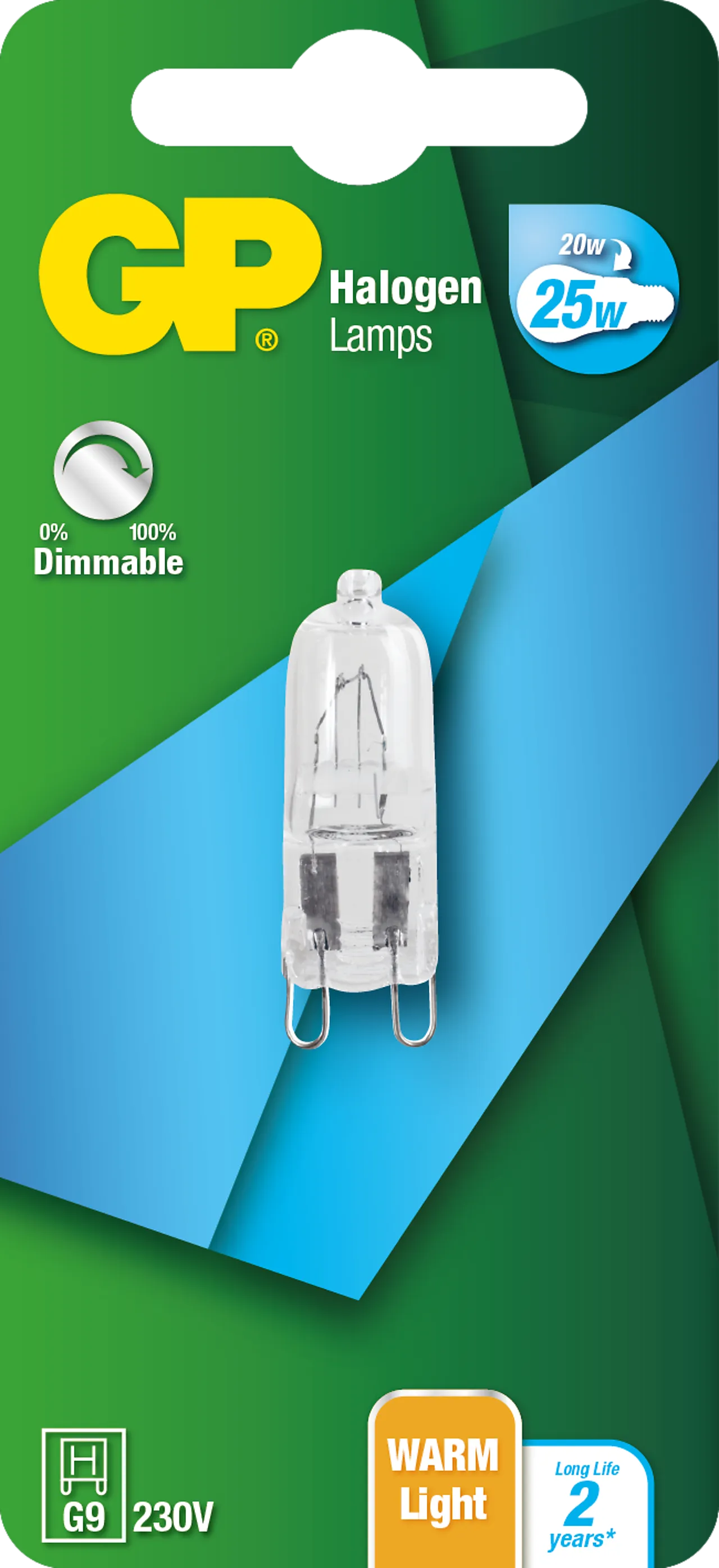 Lyspære hl capsule 20 w 230 v capsule mv g9 048121