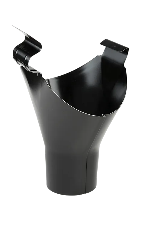 Tappestykke stål ø125/75 mm sort