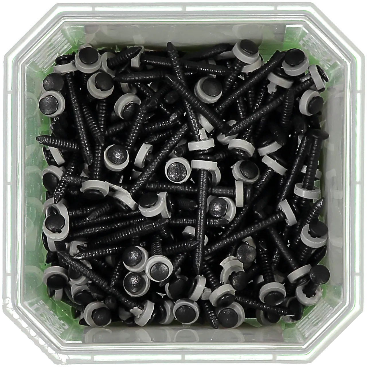 Blikkspiker svart 2,5x30 fzv -200 med tetting varmforsinket stål