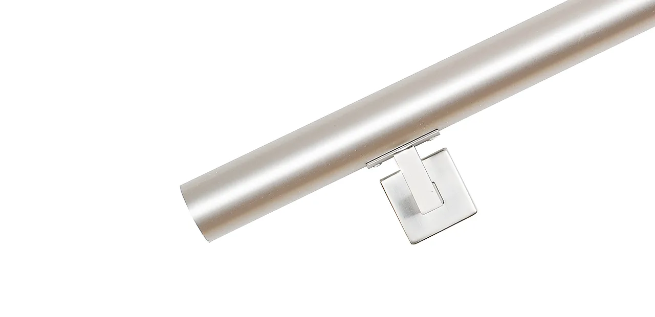 Håndløper sølvfarget børstet aluminium Håndløper sølvfarget børstet aluminium