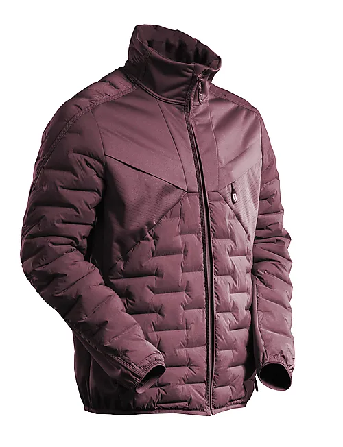 Jakke 22015 burgunder s med lett for