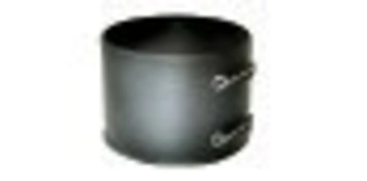 Pyntedeksel h:150mm sort ø200 høyde 150mm