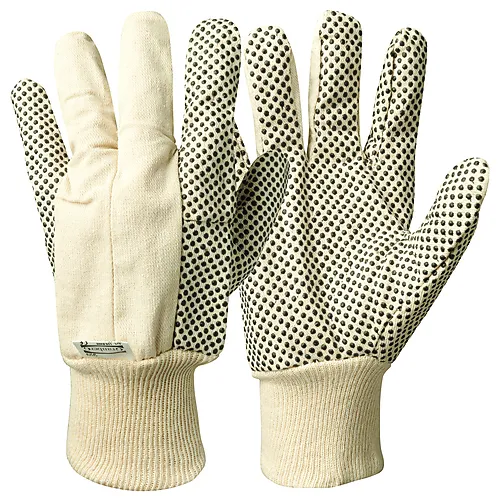 Hanske bomull 8 med polkadots