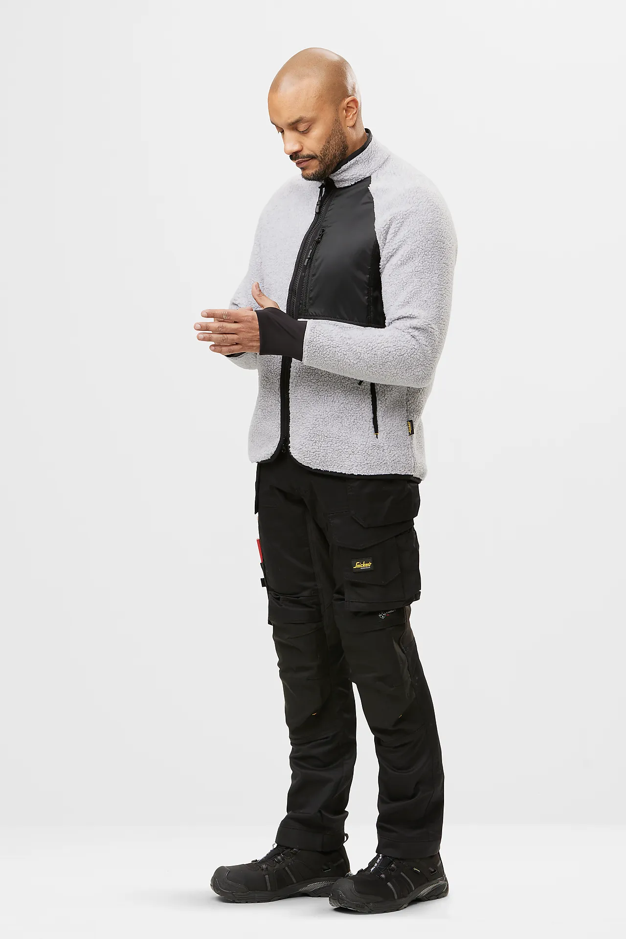 Jakke grå/sort L null - L - 2 - Miniatyr