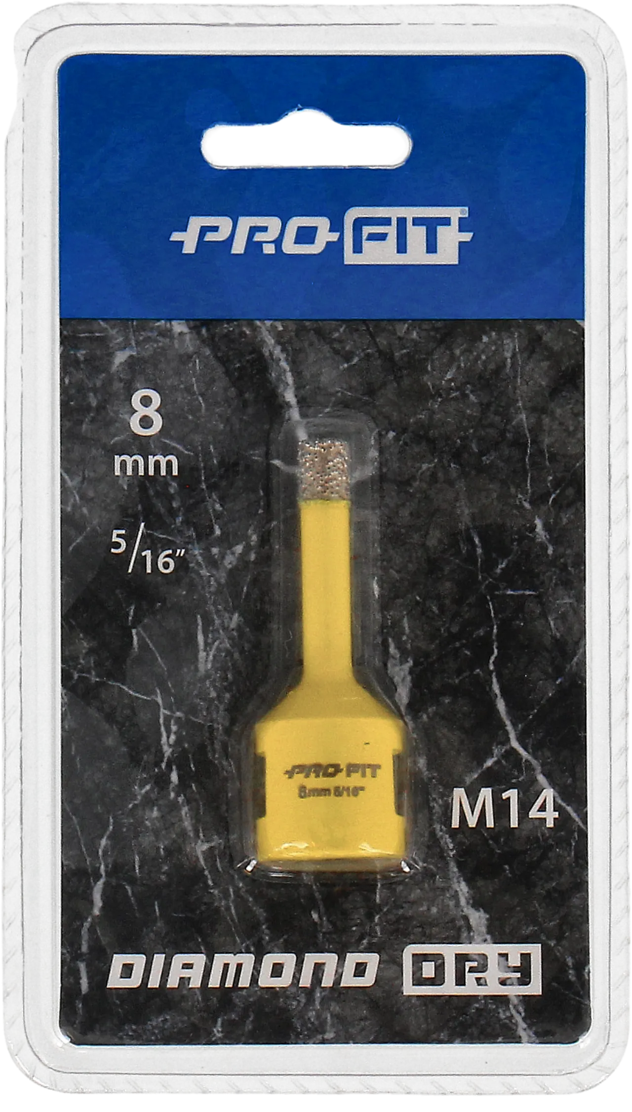 Diamantbor M14 Feste 8 mm for Tørrboring