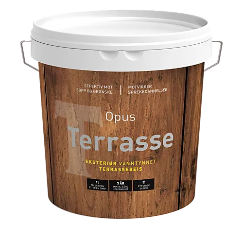 Terrassebeis perlehvit 2,7 liter
