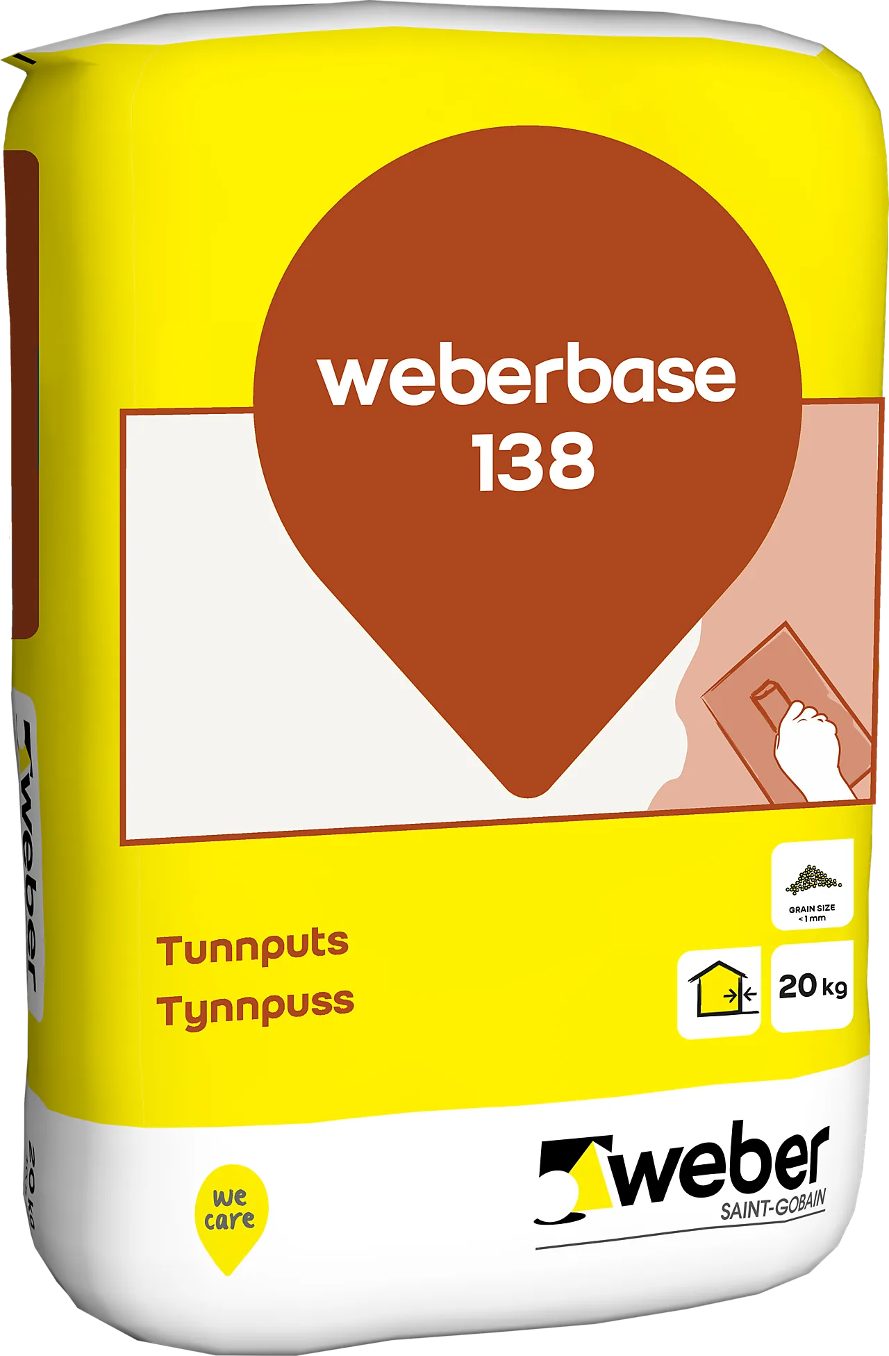 Weberbase 138 tynnpuss 20kg