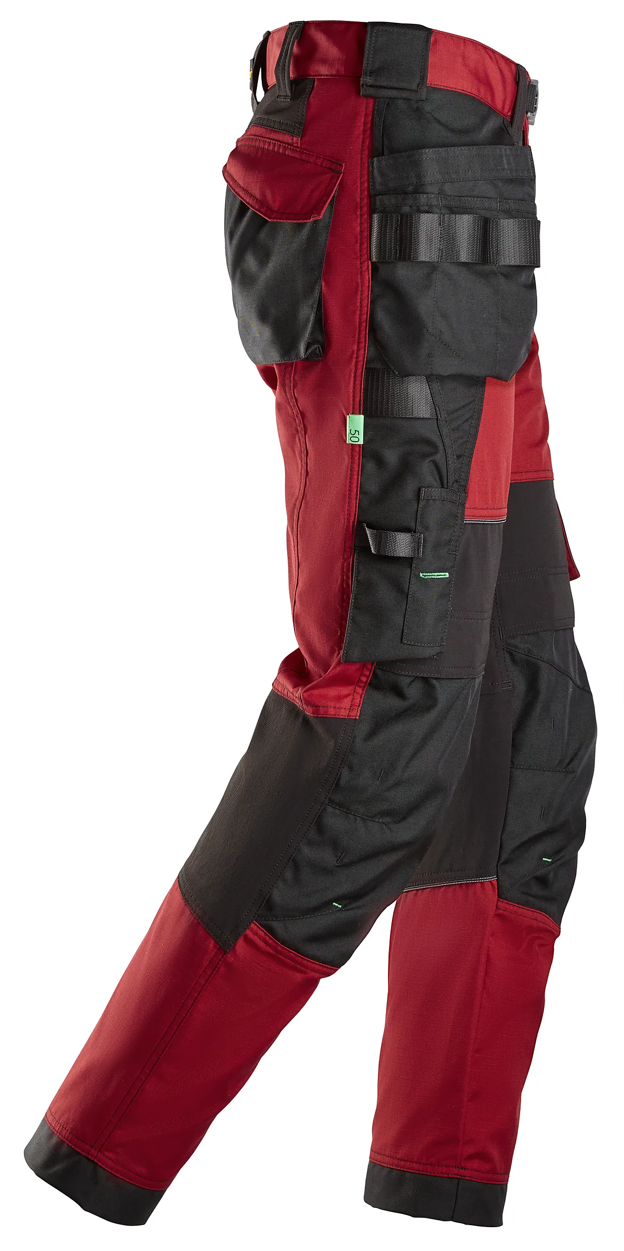 Bukse  FlexiWork+ mørk rød/sort str 52 null - null - 2 - Miniatyr