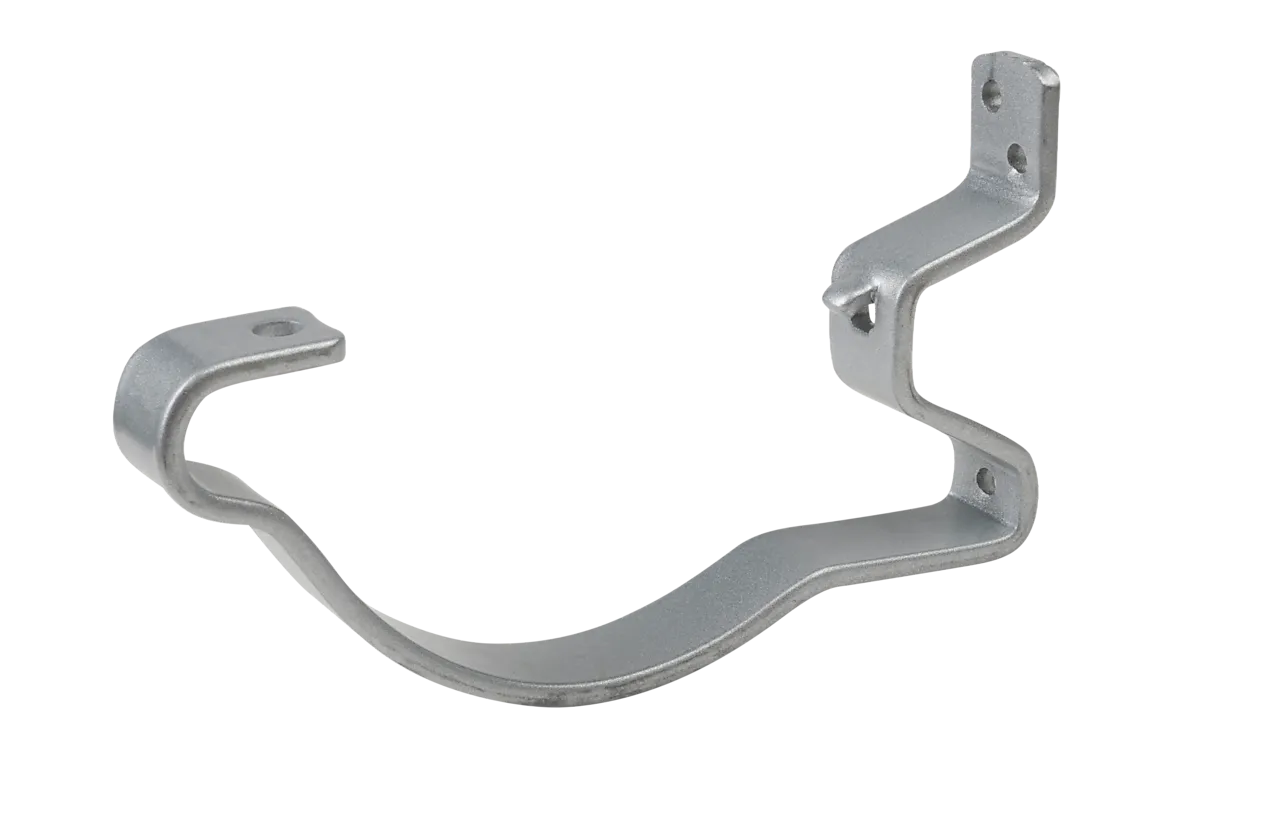 Rennekrok med lufting stål silver 125 mm Rennekrok med lufting stål silver 125 mm