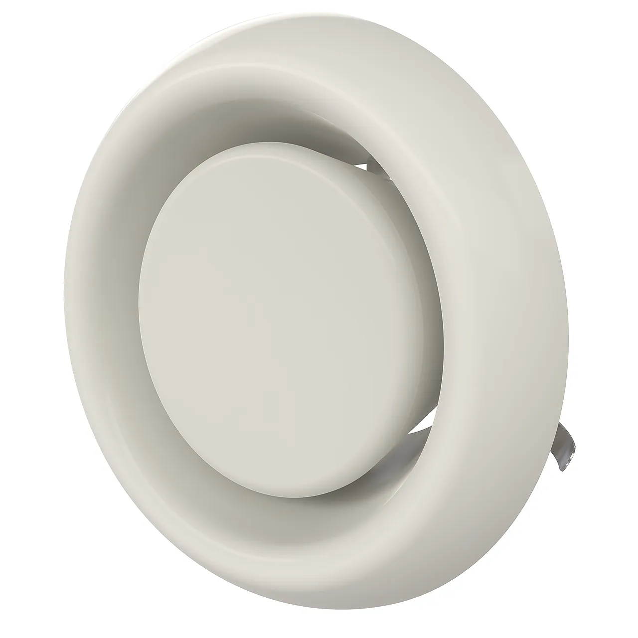 Avtrekksventil Ø100 mm hvit